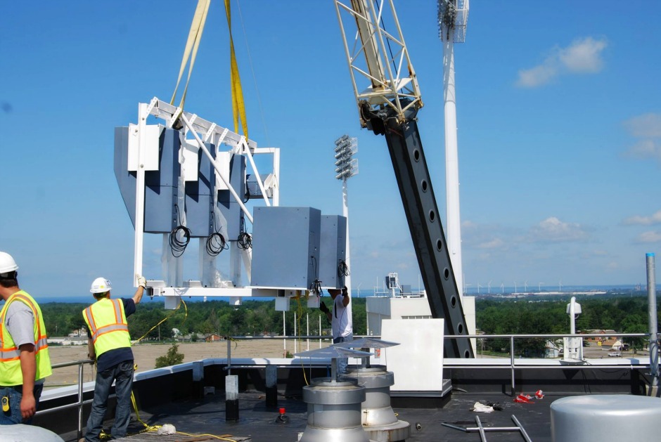 Polar Focus rigging for Danley Sound at Buffalo Bills Stadium