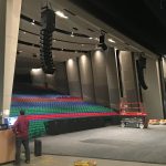Polar Focus rigging for Des Moines Performing Arts
